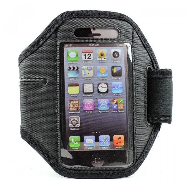 Wholesale iPhone 5S 5C 5 Slim Fit Armband (Black)